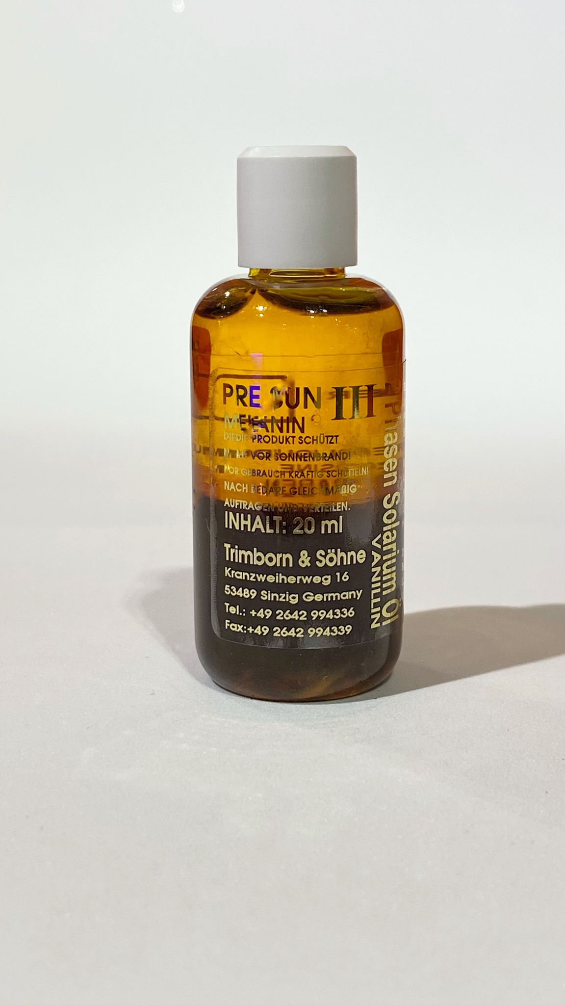 Ampola de Melanina 20ml