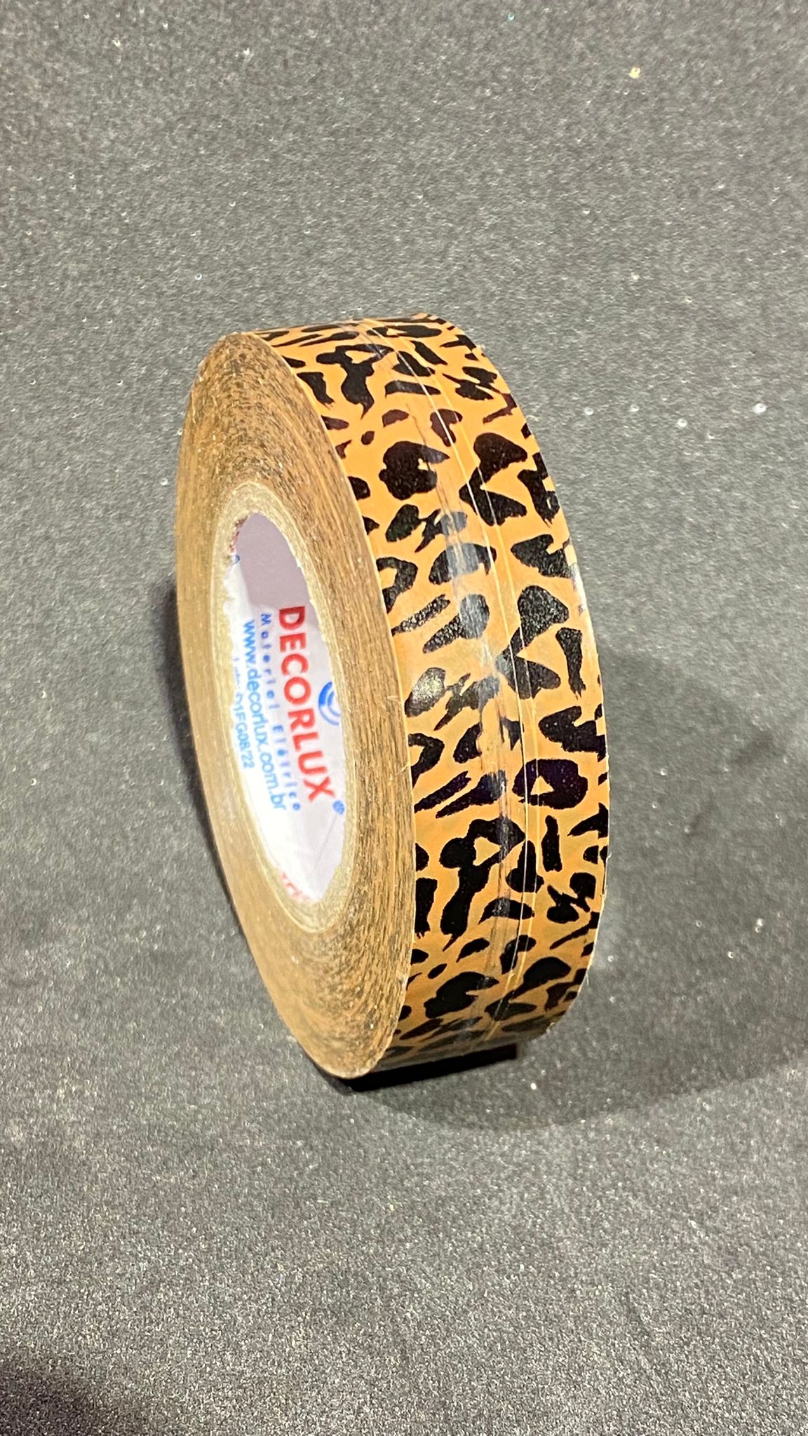 Fita marrom oncinha preta